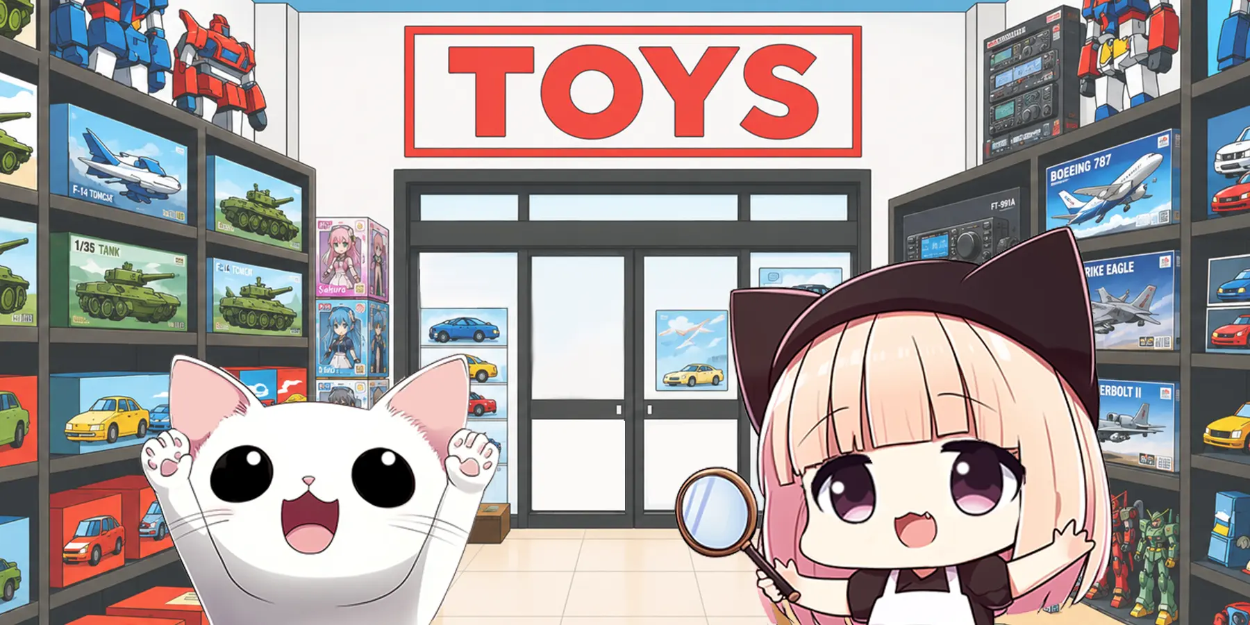 初めての宅配買取をご案内するイラスト