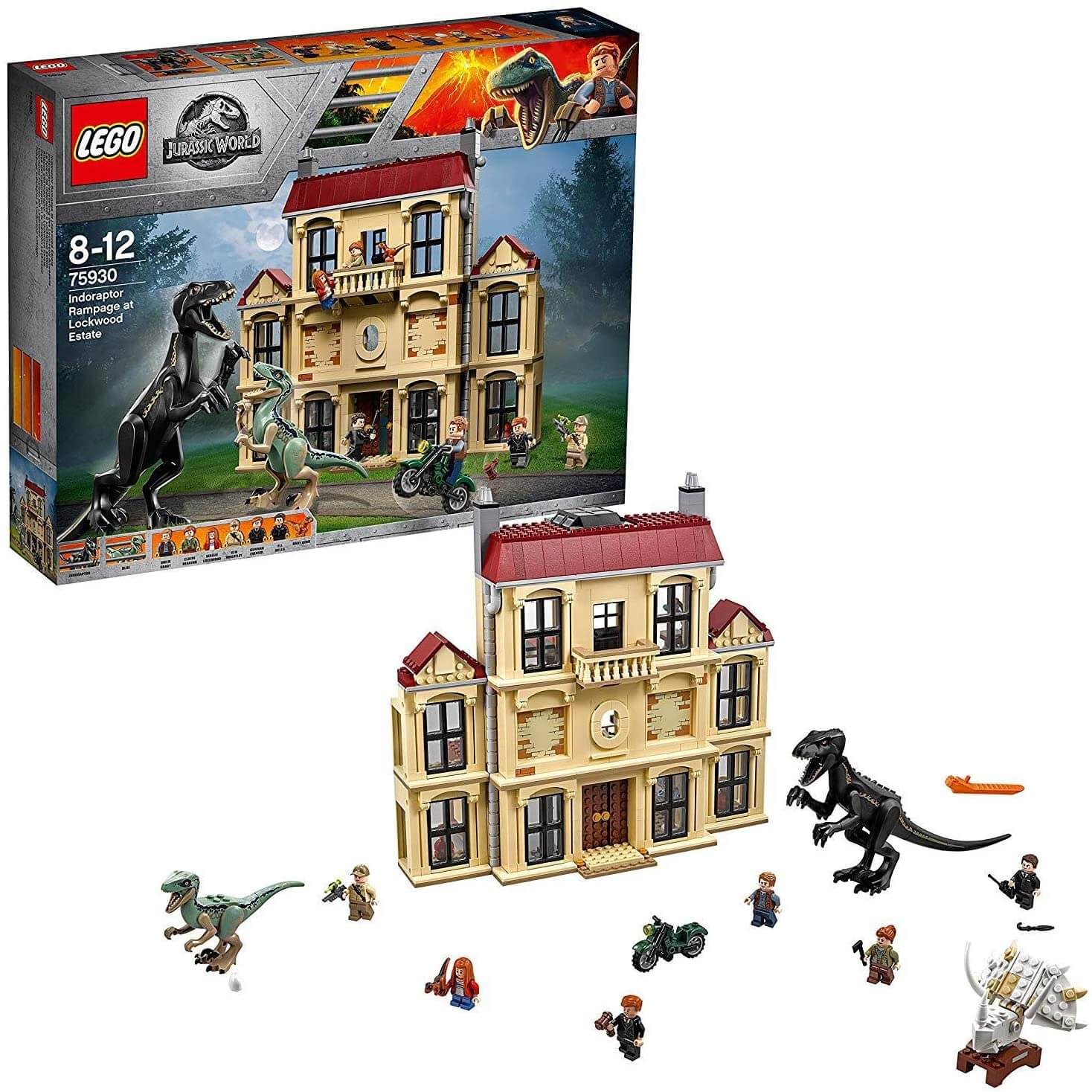 買取】LEGO ジュラシック・ワールド インドラプトル、ロックウッド邸で大暴れ 75930 おもちゃ買取ドットJP