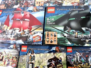 お買取事例 LEGO パイレーツオブカリビアン 7点