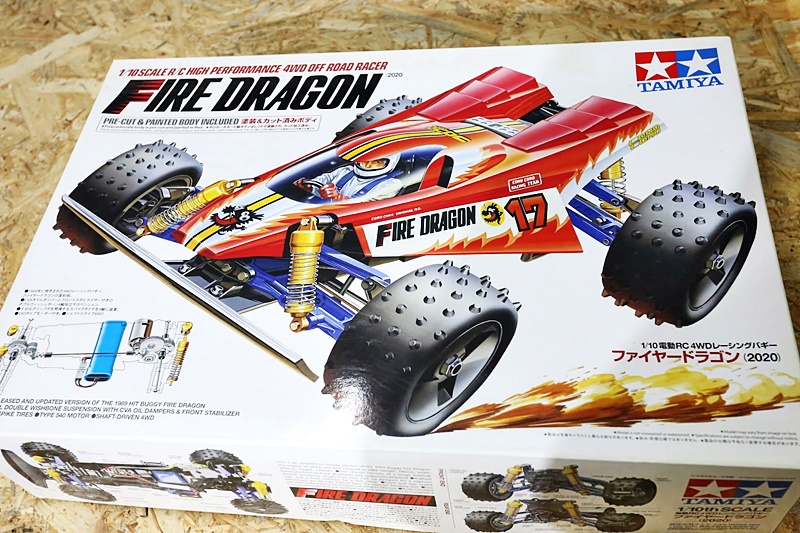 【日本通販】タミヤ 1/10 電動RCカー　ファイヤードラゴン　FIRE DRAGON　ITEM 58078　当時物 美品 田宮模型